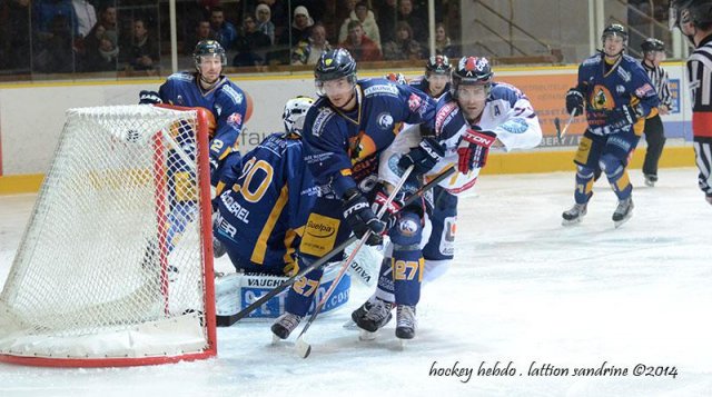 Photo hockey match Chamonix  - Grenoble  le 11/02/2014