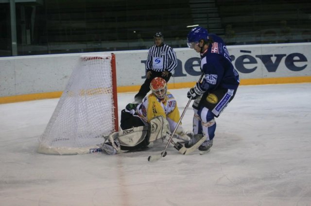 Photo hockey match Mont-Blanc - Strasbourg  le 13/12/2008