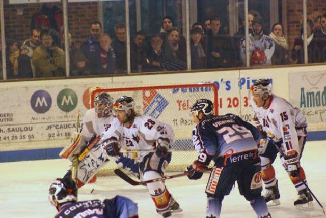 Photo hockey match Angers  - Grenoble  le 13/12/2008
