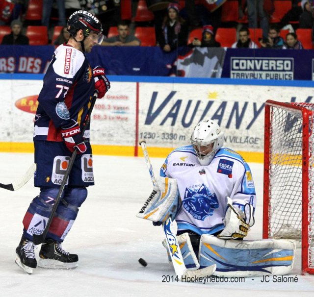 Photo hockey match Grenoble  - Villard-de-Lans le 14/02/2014