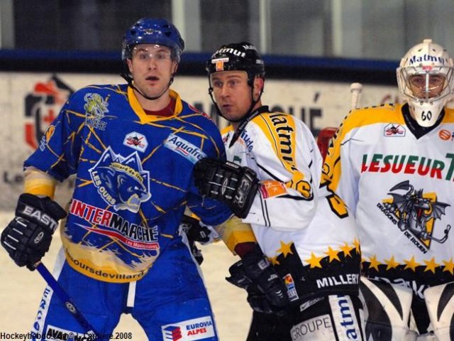 Photo hockey match Villard-de-Lans - Rouen le 13/12/2008