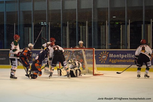 Photo hockey match Montpellier  - Mont-Blanc le 15/02/2014
