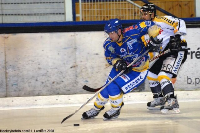 Photo hockey match Villard-de-Lans - Rouen le 13/12/2008