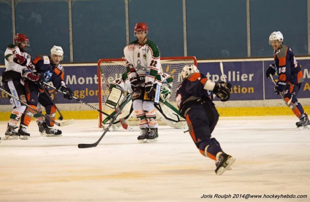 Photo hockey match Montpellier  - Mont-Blanc le 15/02/2014