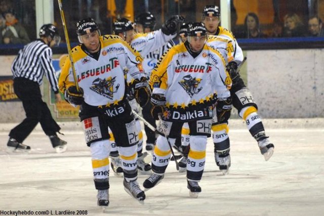 Photo hockey match Villard-de-Lans - Rouen le 13/12/2008