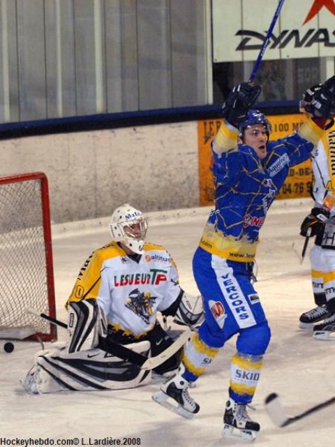Photo hockey match Villard-de-Lans - Rouen le 13/12/2008