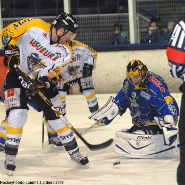 Photo hockey match Villard-de-Lans - Rouen le 13/12/2008