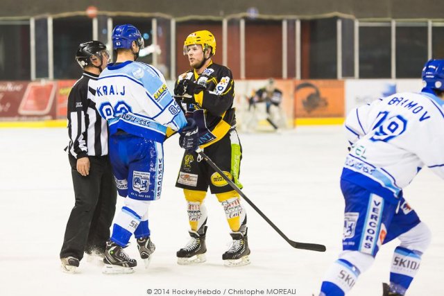 Photo hockey match Strasbourg  - Villard-de-Lans le 21/02/2014