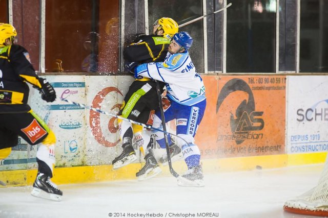 Photo hockey match Strasbourg  - Villard-de-Lans le 21/02/2014