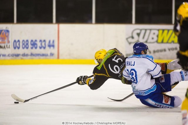 Photo hockey match Strasbourg  - Villard-de-Lans le 21/02/2014