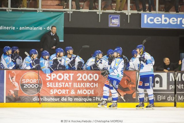 Photo hockey match Strasbourg  - Villard-de-Lans le 21/02/2014