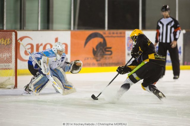 Photo hockey match Strasbourg  - Villard-de-Lans le 21/02/2014