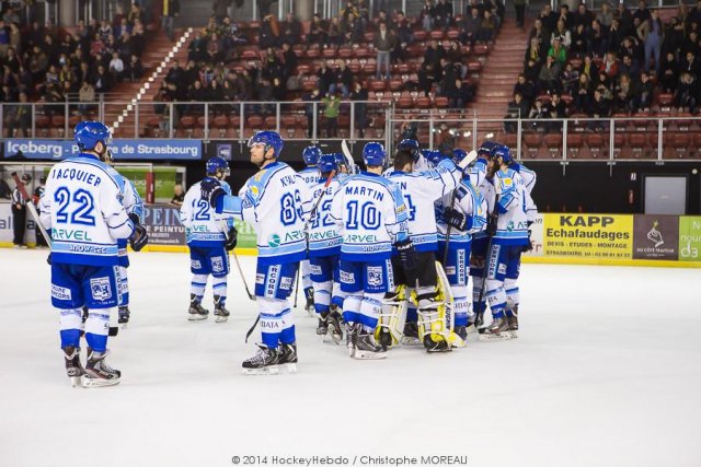 Photo hockey match Strasbourg  - Villard-de-Lans le 22/02/2014