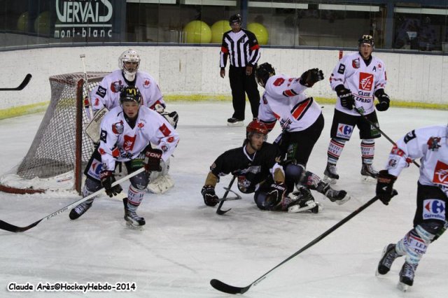 Photo hockey reportage Le HC 74 aura tout tenté