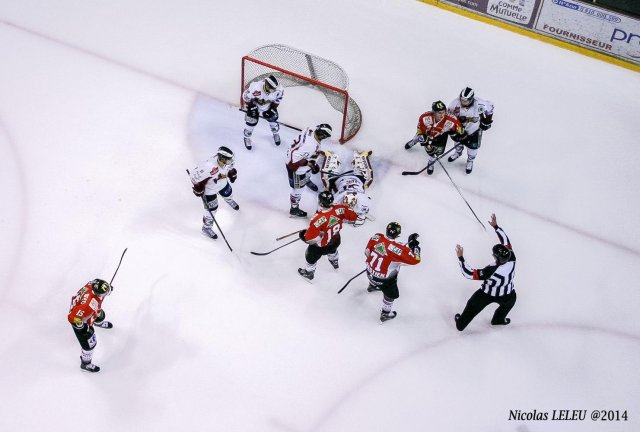 Photo hockey match Amiens  - Morzine-Avoriaz le 25/02/2014