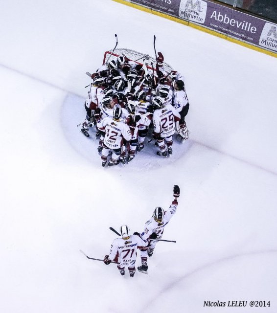 Photo hockey match Amiens  - Morzine-Avoriaz le 25/02/2014