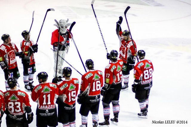 Photo hockey match Amiens  - Morzine-Avoriaz le 25/02/2014