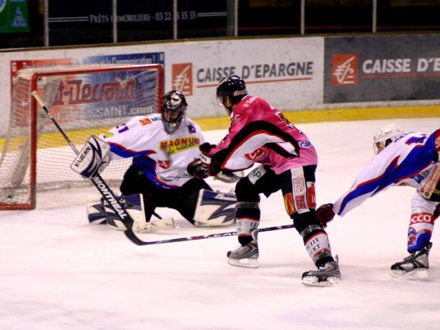 Photo hockey match Amiens  - Epinal  le 13/12/2008
