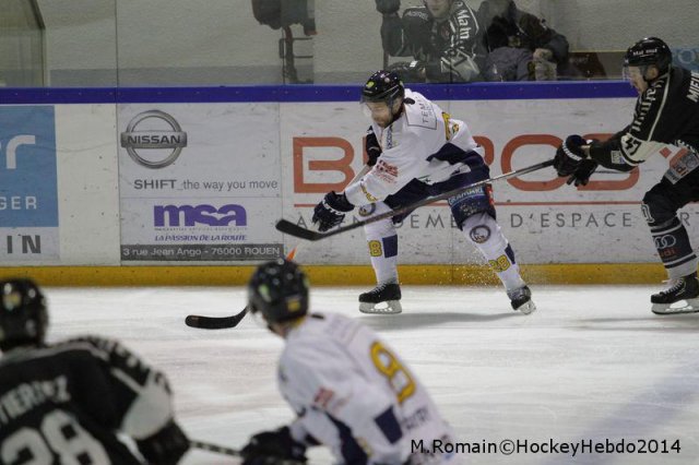 Photo hockey match Rouen - Chamonix  le 28/02/2014