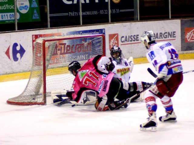 Photo hockey match Amiens  - Epinal  le 13/12/2008