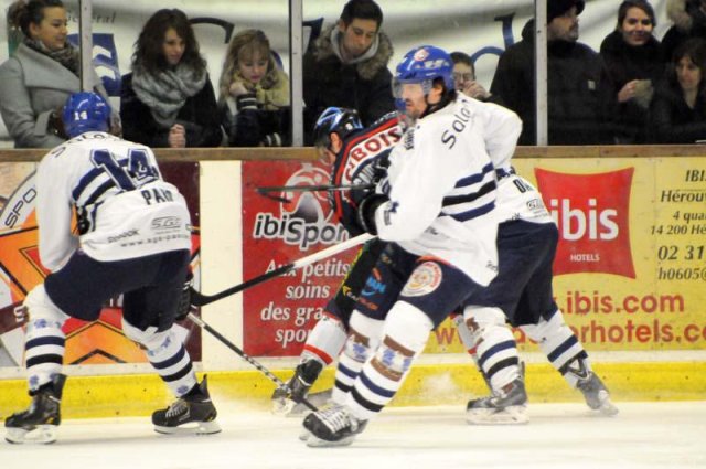 Photo hockey match Caen  - Brest  le 28/02/2014