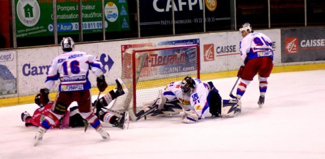 Photo hockey match Amiens  - Epinal  le 13/12/2008