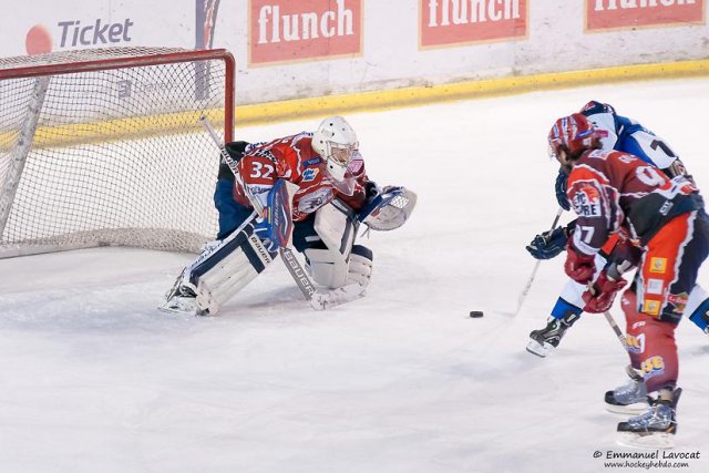 Photo hockey match Lyon - Nantes le 01/03/2014