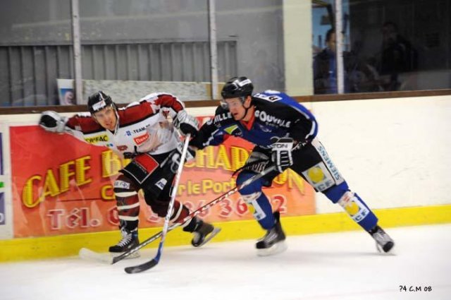 Photo hockey match Caen  - Bordeaux le 13/12/2008