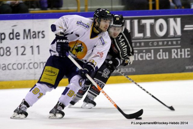 Photo hockey match Rouen - Chamonix  le 01/03/2014