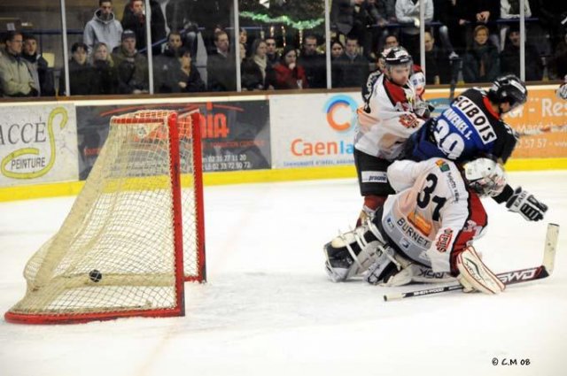 Photo hockey match Caen  - Bordeaux le 13/12/2008