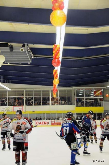 Photo hockey match Caen  - Bordeaux le 13/12/2008