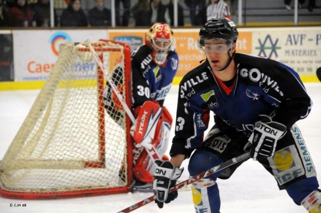 Photo hockey match Caen  - Bordeaux le 13/12/2008