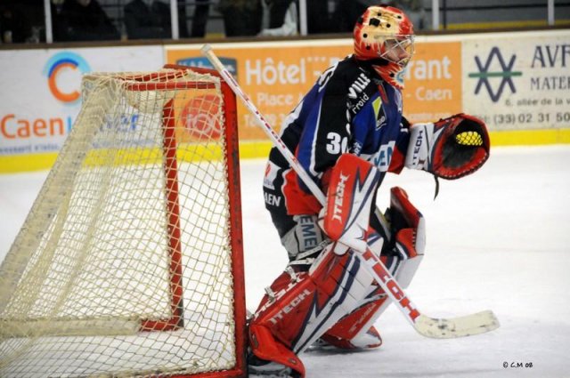 Photo hockey match Caen  - Bordeaux le 13/12/2008