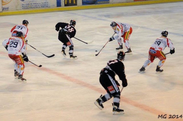 Photo hockey match Bordeaux - Nice le 01/03/2014