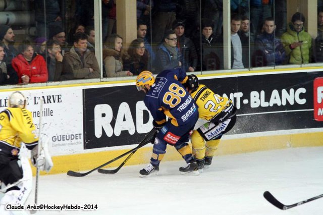 Photo hockey match Chamonix  - Rouen le 04/03/2014