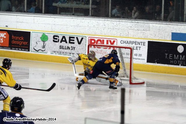 Photo hockey match Chamonix  - Rouen le 04/03/2014