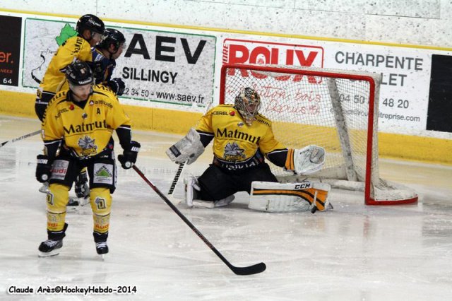 Photo hockey match Chamonix  - Rouen le 04/03/2014