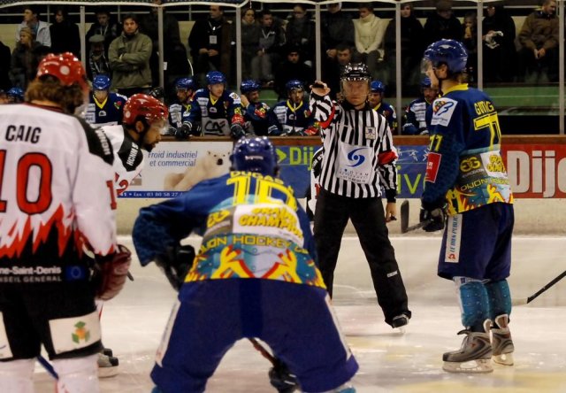 Photo hockey match Dijon  - Neuilly/Marne le 13/12/2008