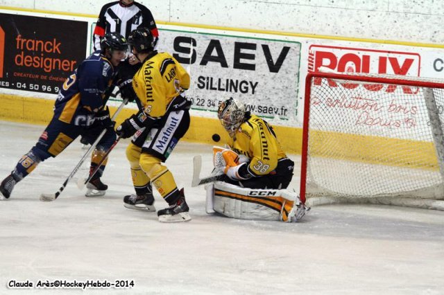 Photo hockey match Chamonix  - Rouen le 04/03/2014