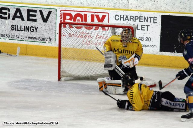 Photo hockey match Chamonix  - Rouen le 04/03/2014