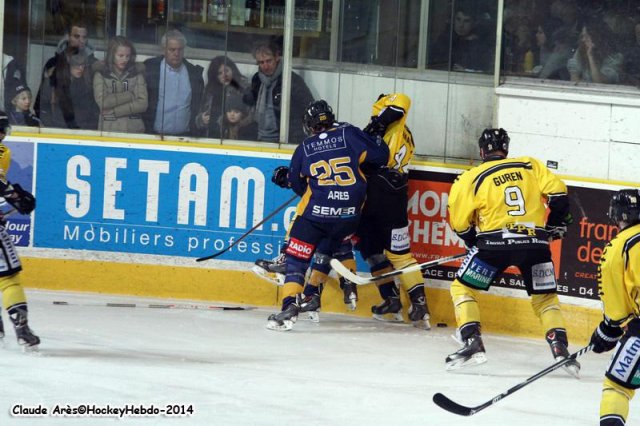 Photo hockey match Chamonix  - Rouen le 04/03/2014