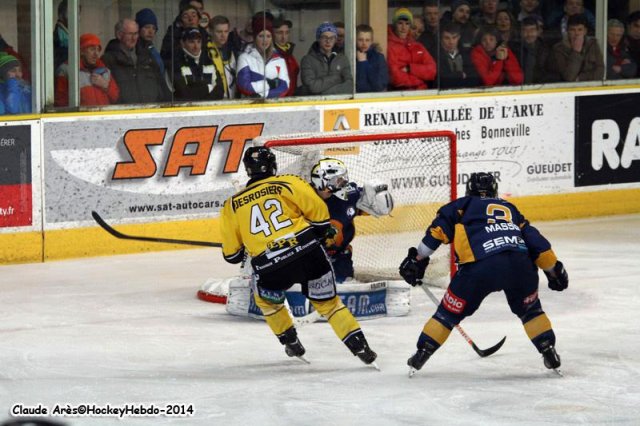 Photo hockey match Chamonix  - Rouen le 04/03/2014