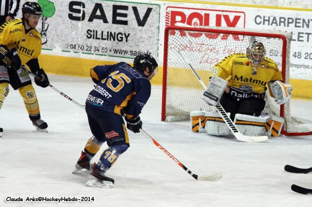 Photo hockey match Chamonix  - Rouen le 04/03/2014