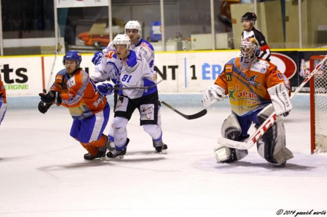 Photo hockey match Clermont-Ferrand - Courchevel-Méribel-Pralognan le 08/03/2014