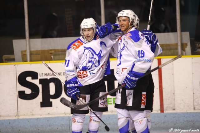 Photo hockey match Clermont-Ferrand - Courchevel-Méribel-Pralognan le 08/03/2014