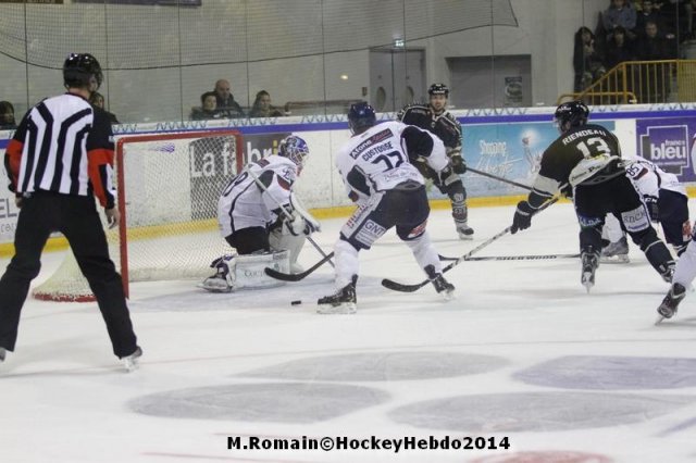 Photo hockey match Rouen - Angers  le 11/03/2014