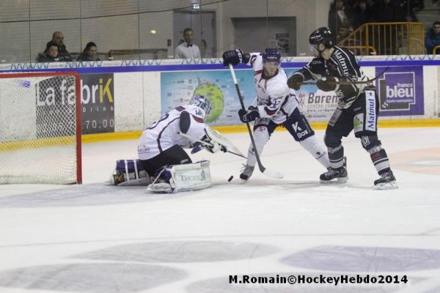 Photo hockey match Rouen - Angers  le 11/03/2014