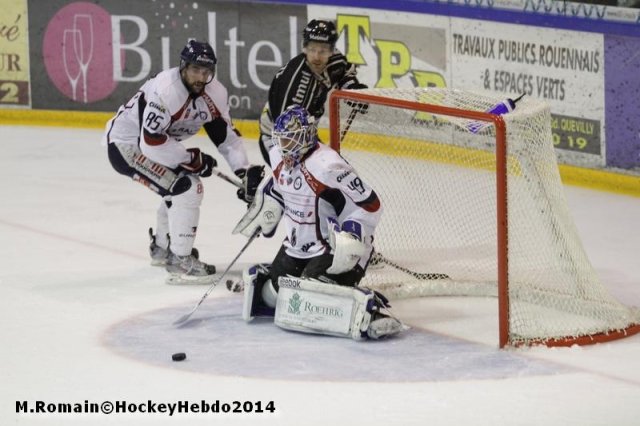 Photo hockey match Rouen - Angers  le 11/03/2014