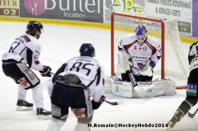 Photo hockey match Rouen - Angers  le 11/03/2014
