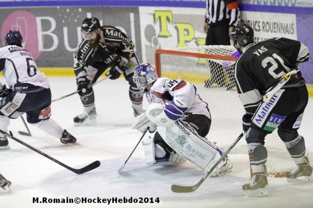 Photo hockey match Rouen - Angers  le 11/03/2014